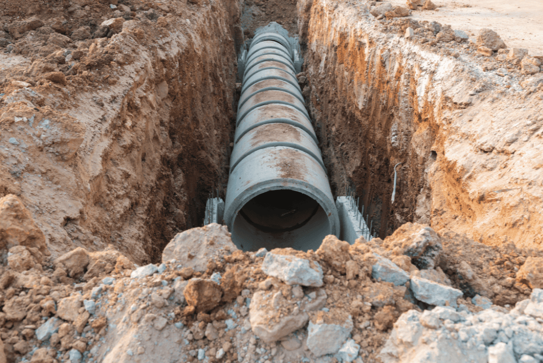Rockleigh Services drainage and stormwater pipe installation on a construction site in Adelaide